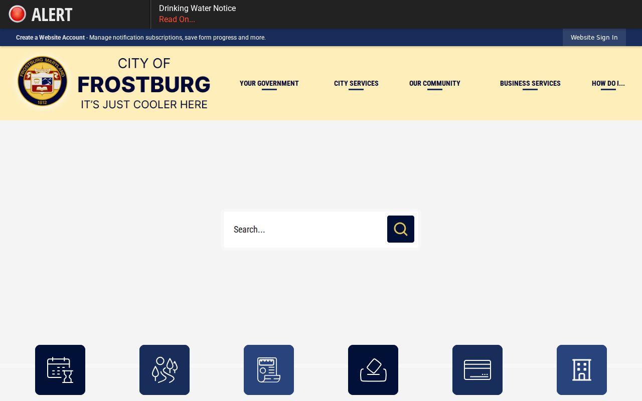 Allegany County arrest warrant records context from a municipal building and office page