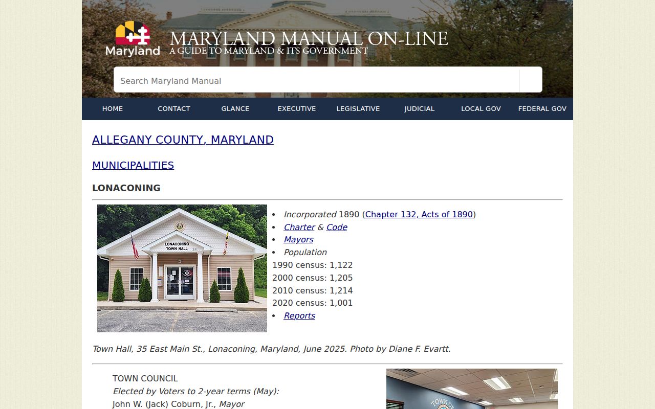 Allegany County traffic warrant records routing through a town police contact profile